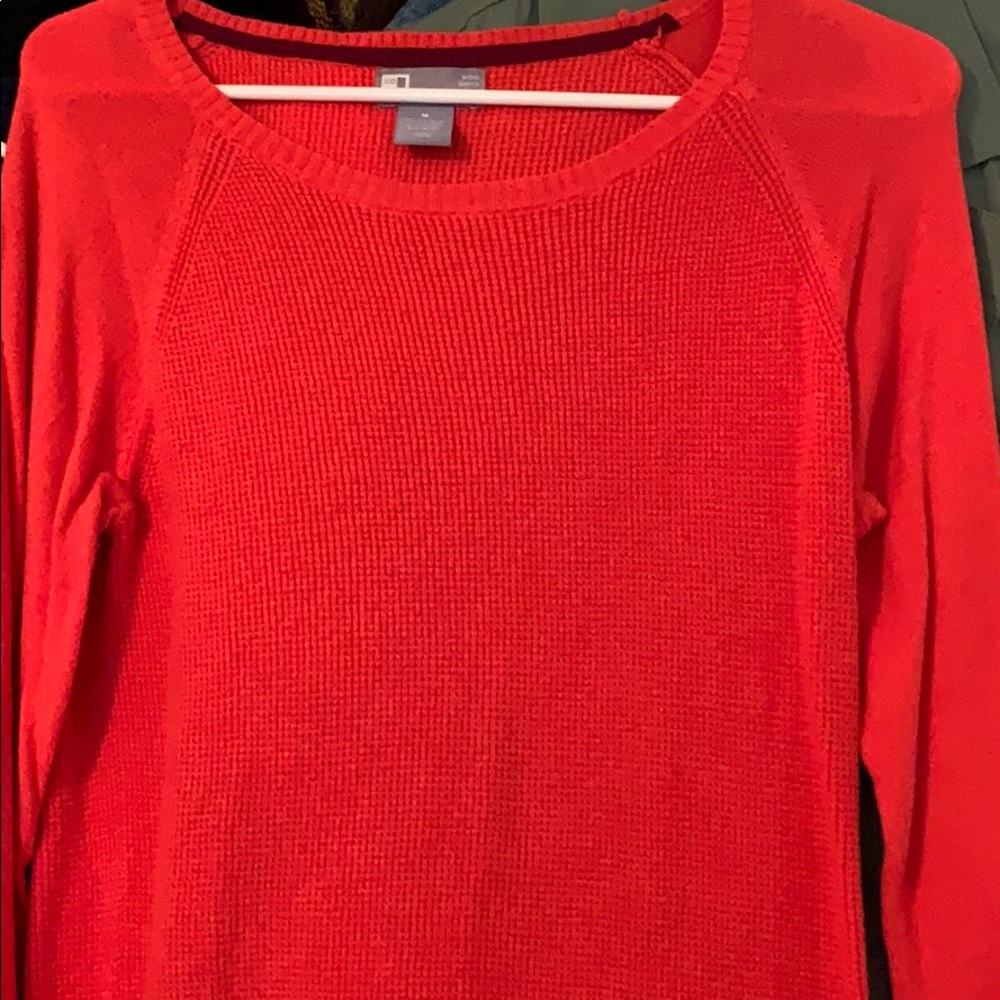 JCP coral color sweater size M